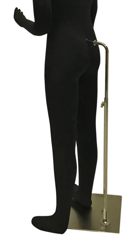 flexible mannequin back support pole detail