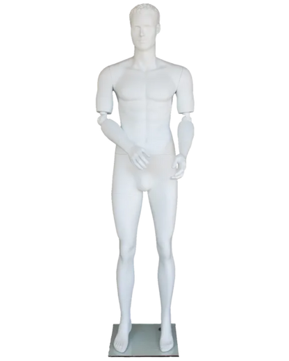 White male mannequin 