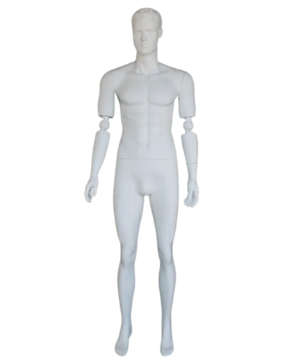 White male Mannequin Front view
