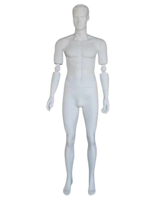 White male Mannequin Front view
