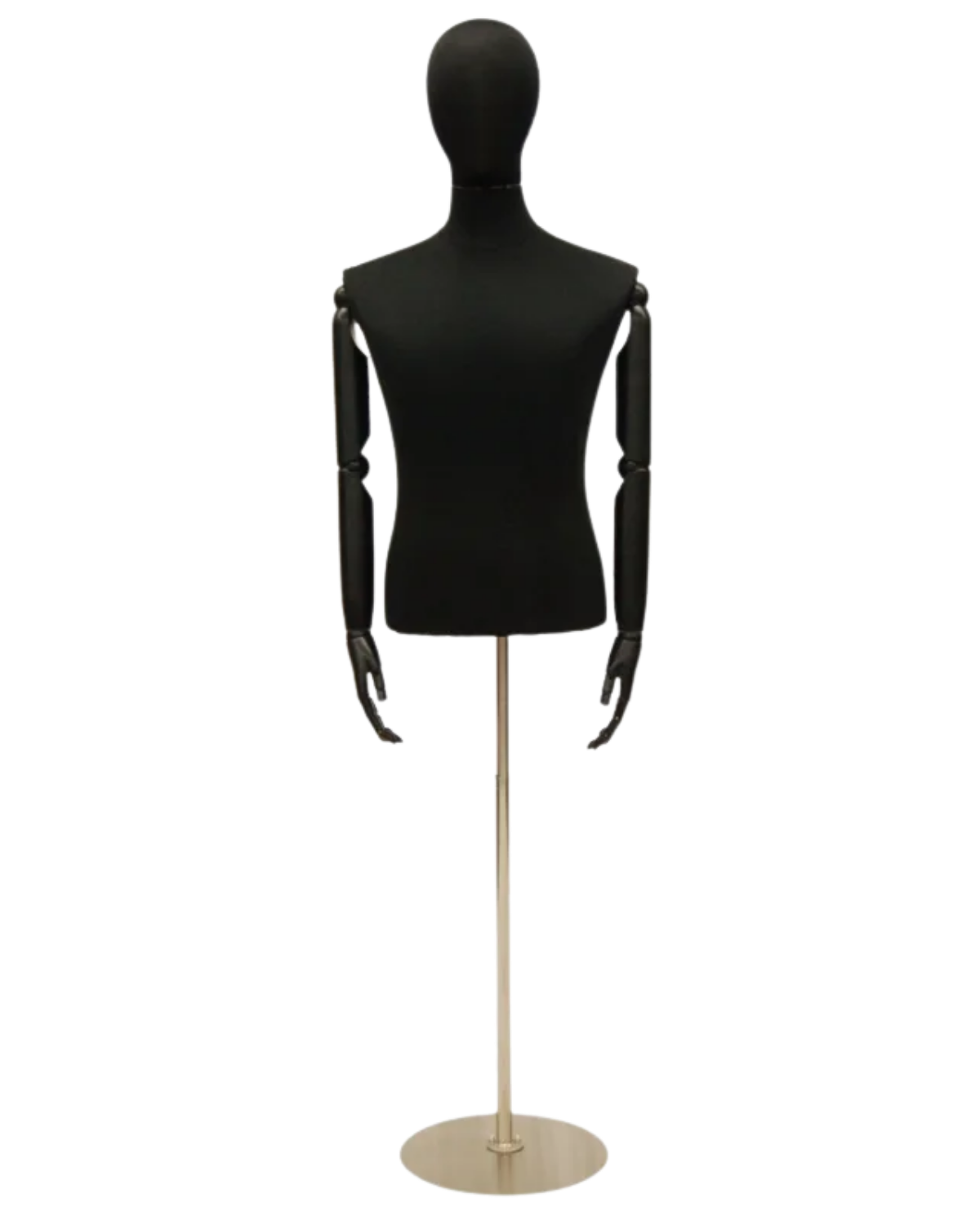Black 3/4 form male front view