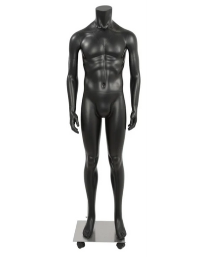 Matte Black Ghost Mannequin Front VIew