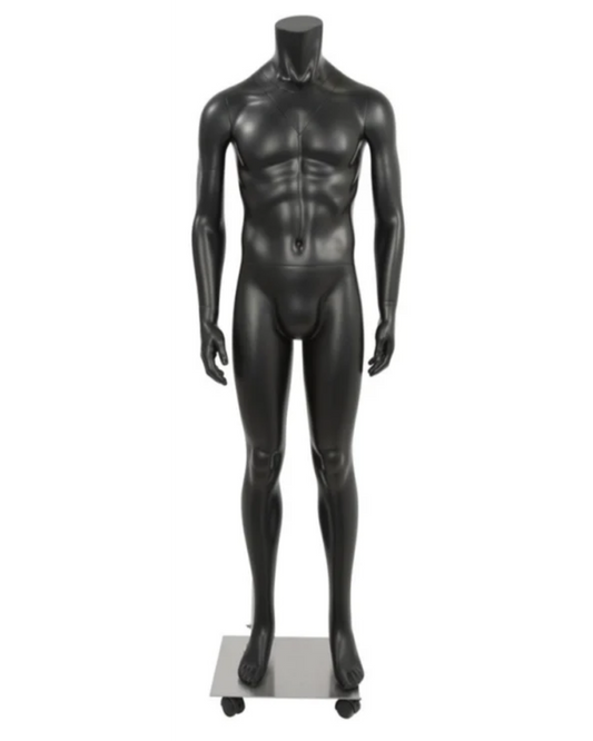 Matte Black Ghost Mannequin Front VIew