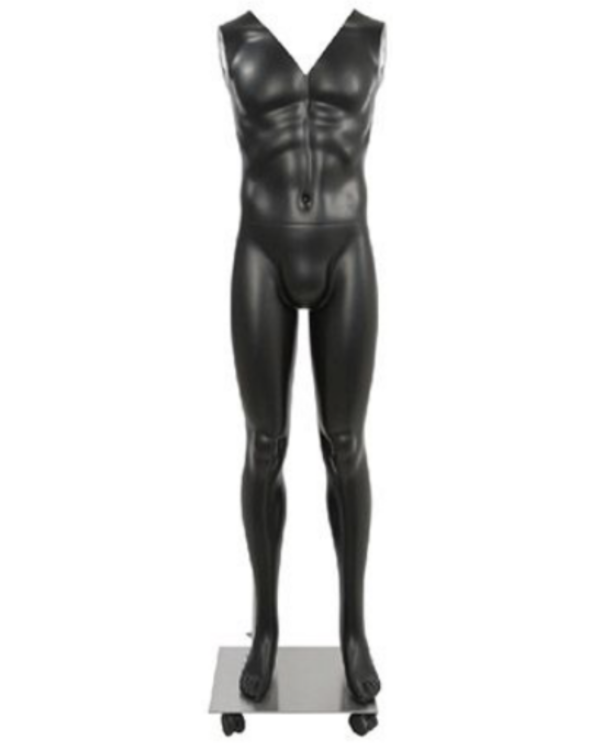 Matte Black Invisible Ghost Mannequin arms and neck removed