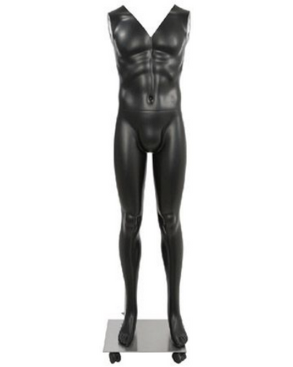 Matte Black Invisible Ghost Mannequin arms and neck removed