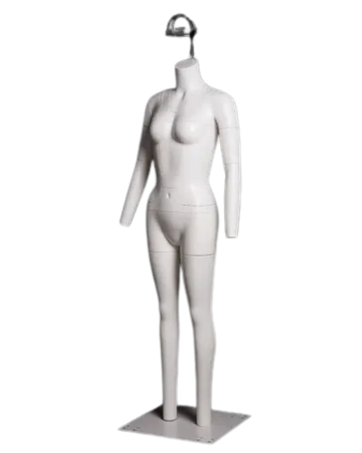 Female Ghost Mannequin Side Profile View