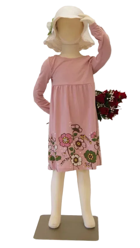 6-year old child mannequin displaying youth apparel in retail setting