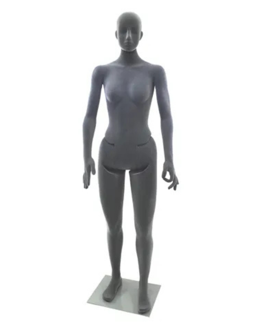 DaVinci Posable Female Mannequin – Gray Headless Bendable Display