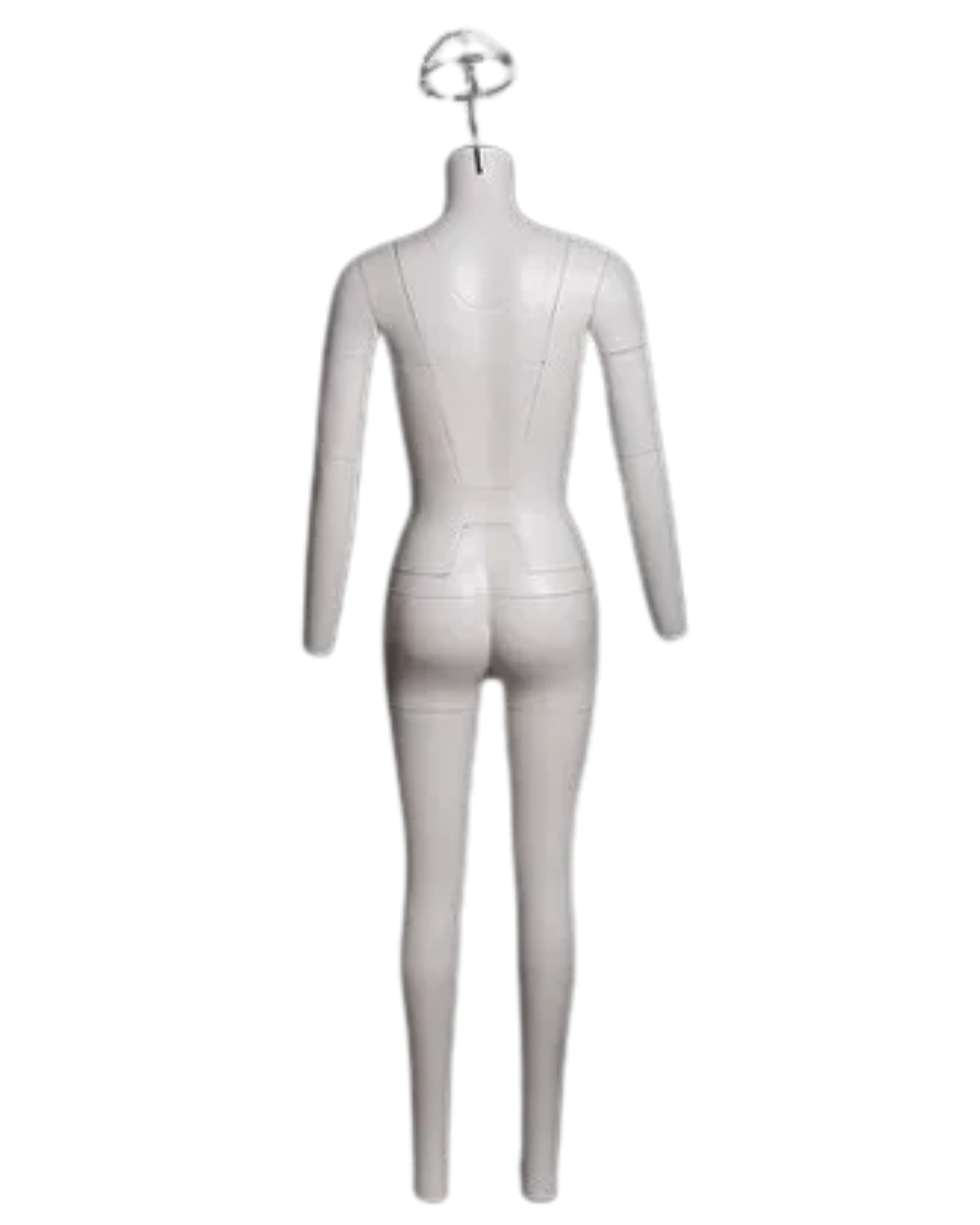 White Female Ghost Mannequin Back View