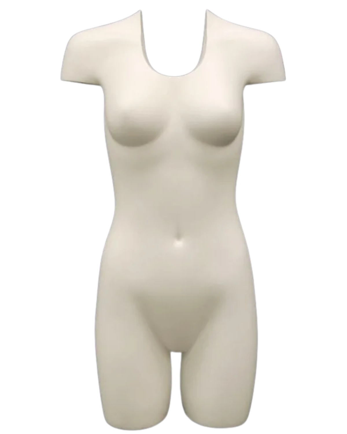 Ghost female 3/4 torso display form with removable neck for invisible mannequin photography