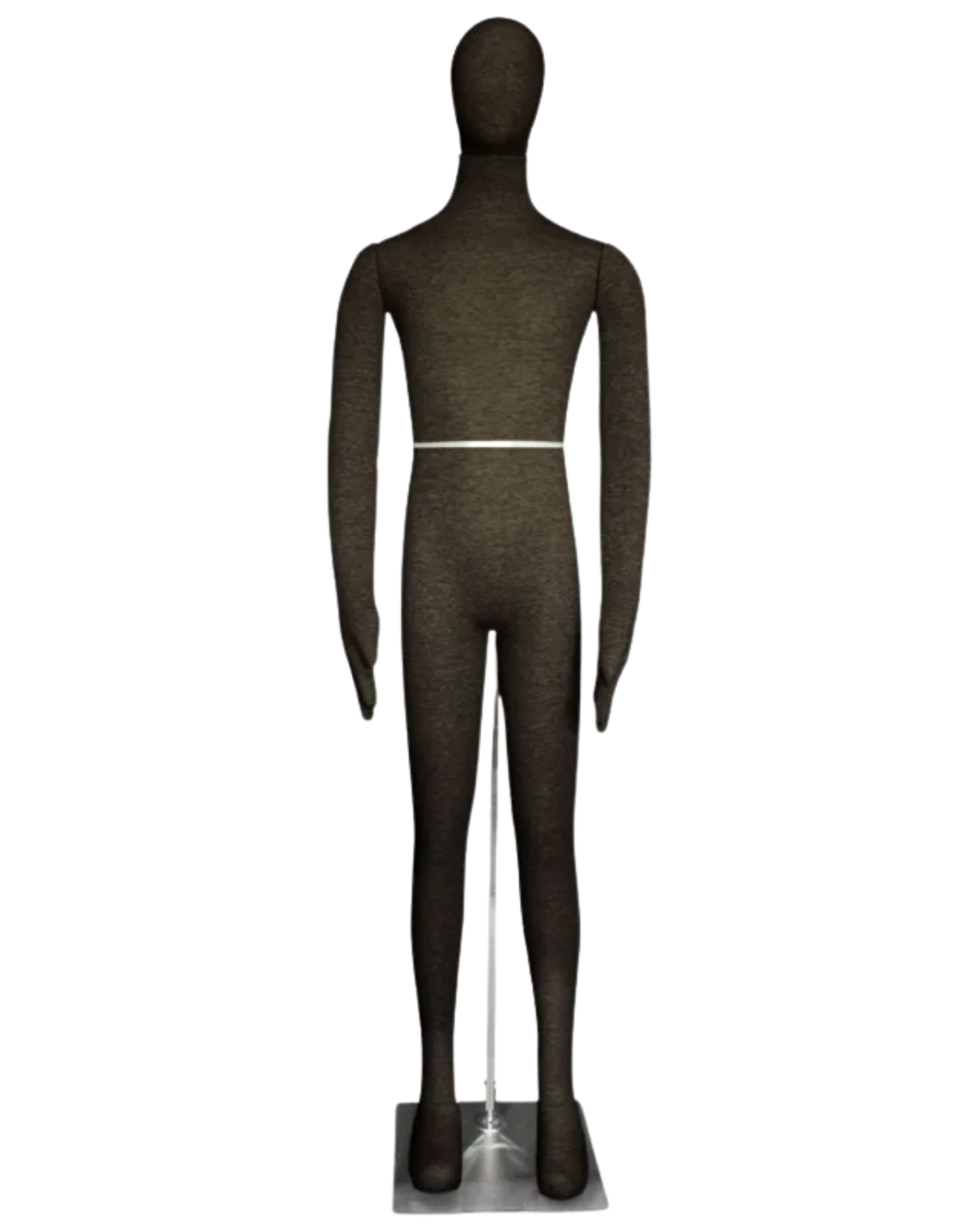 black posable male mannequin flexible foam display