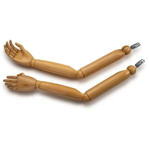 Female Fabric-Wrapped Mannequin with Articulating Arms – Multiple Poses & Finishes