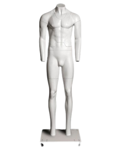 Full Body Male Ghost Invisible Photography Mannequin Front View