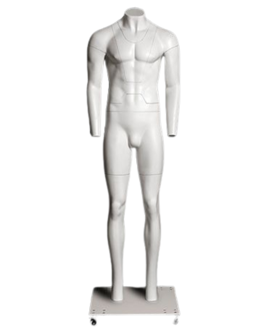Full Body Male Ghost Invisible Photography Mannequin Front View