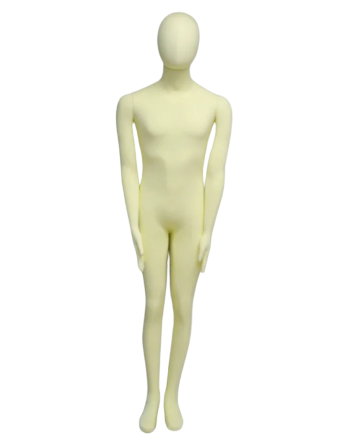 beige posable mannequin neutral standing position