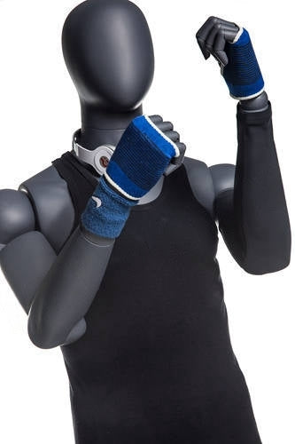 athletic grey mannequin dynamic action pose flexible arms