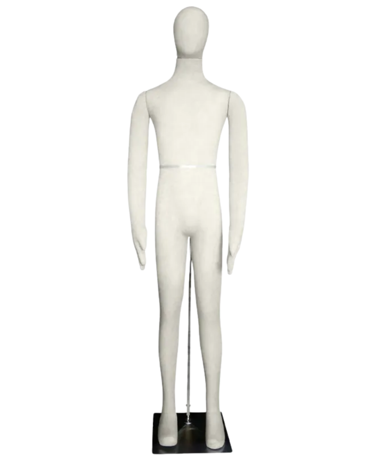 beige posable male mannequin full body display