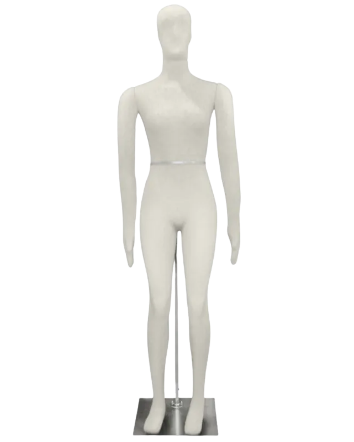 beige flexible female mannequin full body