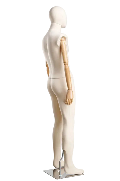 tailoring mannequin male side view articulated arms