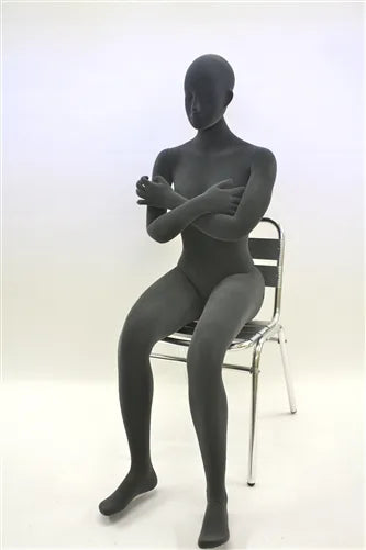 posable female mannequin sitting display pose