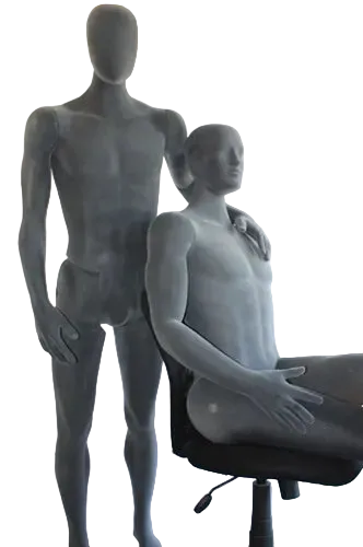 posable male mannequin gray bendable retail display mannequin