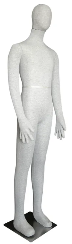 flexible male mannequin angled pose display