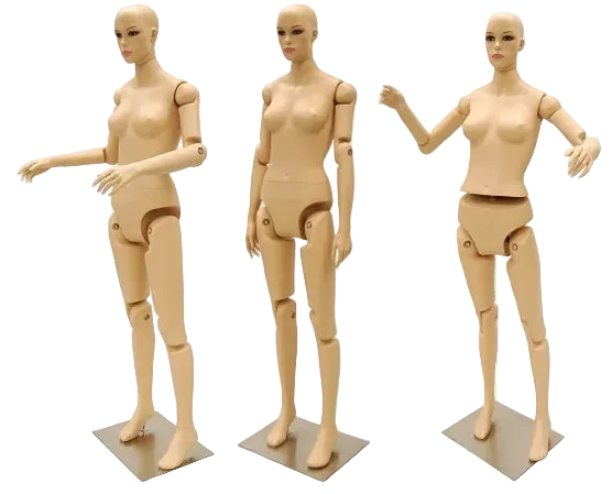 stefania posable female mannequin realistic fiberglass multiple poses articulated display