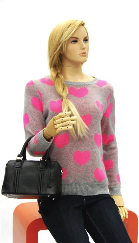 posable female mannequin seated close view realistic fiberglass display