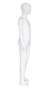 Side profile thumbnail of flexible youth mannequin